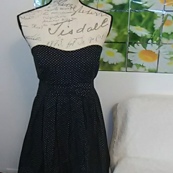 New Alyn Paige strapless polka dot dress size 5/6 - Picture 4 of 8